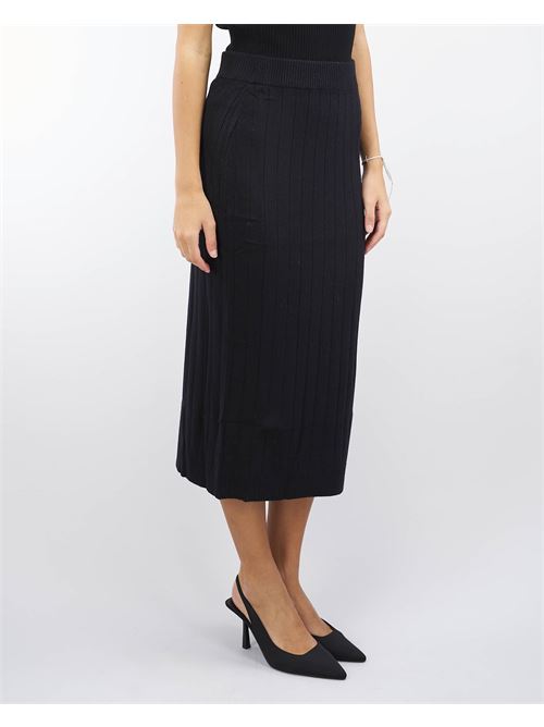 Ribbed knit midi skirt Penny Black PENNY BLACK | Skirt | DARDANO13